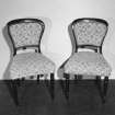 Interior. Pair of chairs (dating from 1870's)