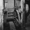 Interior.
Detail of grindstone and gearing.