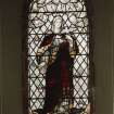 View of S stained glass window