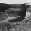 View of revement at junction of Urr Water and Dalbeattie Burn.