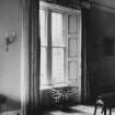 Cumstoun House, interior.
General view of window in dining room.
