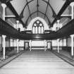 Interior.
View of preaching auditorium from SE.