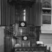 Interior.
View of pulpit and precentor's desk.