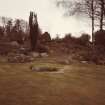 View of rock garden.