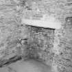 Interior.
Ground floor, scullery, detail of fireplace.