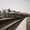 View of platforms and station offices from NE