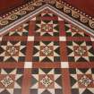 Vestibule floor, detail of tiling