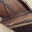 Interior, detail of painted beam