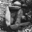 Excavation, view of cist