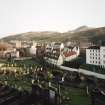 Holyrood Park and Palace: general view from Calton burial-ground
