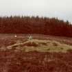 View of Pisgah Hill cairn from the W.