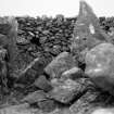 Harefaulds, settlement and cultivation remains: ground photograph, apparently of interior feature.
(Undated: possibly taken by Ordnance Survey).
