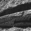 View of hogback stone.