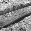 View of hogback stone.