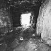 Harelawhill, limestone quarries. Interior view of drift mine, looking SE.