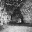 Harelawhill, limestone quarries. Interior view of drift mines.