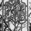 Detail of wrought-iron work