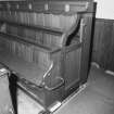 Pew, detail