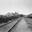 Lindsay Colliery. 
Distant view, with railway sidings in the foreground. 
undated