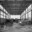 Interior. View of workshop from NW