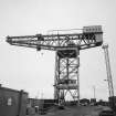 View from N of 250-ton giant cantilever crane at Main Basin, built by Sir William Arrol & Co.