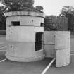 HMS Cochrane, sentry box, detail