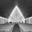 Main church, interior view from West