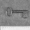 Detail of key for safe in distillery offices