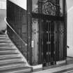 View of office stairwell and lift from the foyer