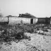 View from West of working-horse stable block remains and cattle court. 
Photosurvey 10 February 1994 at Kilrie Farm