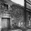 Detail of South wall of threshing barn, built 1792.  
Photosurvey 10 February 1994 at Kilrie Farm
