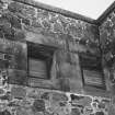 Detail of vents in West wall in carriage -horse stable block. 
Photosurvey 10 February 1994 at Kilrie Farm