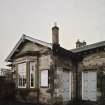 Detail.  Ticket office and entrance from NW.