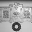 Interior. World War One memorial from Methil United Free Church