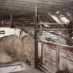 View from N, looking along/ in roof space showing straw conveyor photographed 9 May 1994