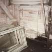 Detail of threshing machine showing fanner, photographed 9 May 1994