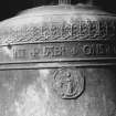 Belfry, bell, detail of inscription band