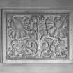 Gothic Hall, detail of carved panel