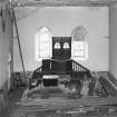 View of interior, from east end balcony
