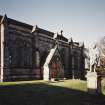 View from West showing statue of Onesiphorus Tyndall- Bruce