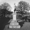 View of statue of Onesiphorus Tyndall-Bruce 1855 by John Steell