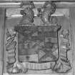 Detail of Coat of Arms on gallery front