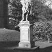 View of statue of Onesiphorus Tyndall-Bruce by John Steell