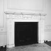 Interior, detail of drawing room fireplace