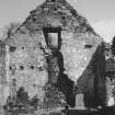 Inner face of east gable wall