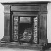 Fireplace in vestry