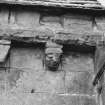 Detail of two corbels on north wall of chancel