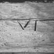 Interior - attic storey, carpenters assembly marks on roof timbers