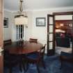 Interior. View of ground floor dining area from E