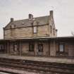 View from NW of the NW side of the station offices and house, fronting onto the S-bound platform